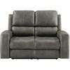 Brickston 603432PPP Triple Power Reclining Loveseat - Charcoal image 5