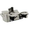 Brickston 603434PPP Triple Power Reclining Sofa - Grey image 4
