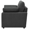 Collins 609533P Upholstered Power Recliner Chair - Dark Grey image 3