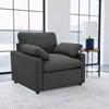 Collins 609533P Upholstered Power Recliner Chair - Dark Grey image 8