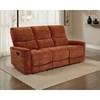 Navarro 609574 Chenille Upholstered Reclining Sofa - Burnt Orange image 3