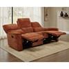 Navarro 609574 Chenille Upholstered Reclining Sofa - Burnt Orange image 4