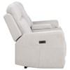 Kennett 610152P Chenille Upholstered Power Reclining Loveseat - Ivory image 5