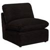 Collins 610350AC Modular Armless Chair - Chocolate Brown image 2