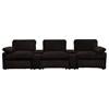 Collins 610351PT 5-Piece Power Reclining Home Theater Seating - Chocolate Brown image 5