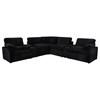 Collins 610360P-SETA 7-piece Modular Power Reclining Sectional - Black image 1
