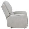 Sylmar 610523P Chenille Upholstered Power Recliner - Dove Grey image 4
