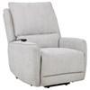 Sylmar 610524PP Chenille Upholstered Dual Power Lift Recliner - Dove Grey image 1