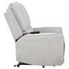 Sylmar 610524PP Chenille Upholstered Dual Power Lift Recliner - Dove Grey image 12
