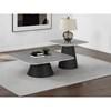 Eason 703500 2-piece Cocktail Coffee Table Set - Concrete/Black image 2