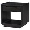 Leandro 704637 1-drawer Wood Occasional End Table - Burnished Black image 3