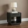 Leandro 704637 1-drawer Wood Occasional End Table - Burnished Black image 4