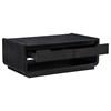 Leandro 704638 2-drawer Wood Coffee Table - Burnished Black image 10