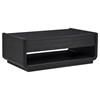 Leandro 704638 2-drawer Wood Coffee Table - Burnished Black image 7