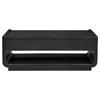 Leandro 704638 2-drawer Wood Coffee Table - Burnished Black image 8
