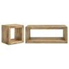 Benton 704838-S2 2-piece Solid Mango Coffee and End Table Set - Natural image 4