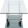 Danville 704988-S2 2-piece Glass Top Coffee and End Table Set - Chrome image 8