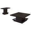 Reston 705168-S2 2-piece Square Coffee and End Table Set - Cappuccino image 7