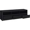 Rutland 705803 78-inch 3-drawer TV Stand Media Console - Black image 3