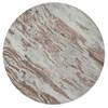 Jenna 706168 35-inch Round Marble Top Coffee Table - Brown image 3
