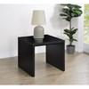 Knapp 706227 Engineered Wood Square End Table - Black image 5