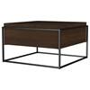 Fulton 706238 30-inch Square Mango Wood Coffee Table - Dark Brown image 4