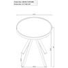 Briggs 706258-S3 3-piece Round Coffee and End Table Set - White image 7