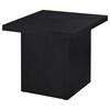 Max 706277 Square Engineered Laminate Side Table - Black image 8
