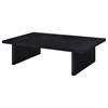 Max 706278 Rectangular Engineered Laminate Coffee Table - Black image 1