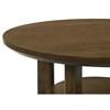 Ottowa 706308-S2 2-piece Round Wood Coffee Table Set - Brown image 1