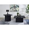 Devar 706408-S2 2-piece Square Cocktail Coffee End Table Set - Black image 2