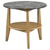 Bradley 706448-S2 2-Piece Round SmartTop Coffee Table Set - Grey/Natural image 4