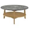 Bradley 706448-S2 2-Piece Round SmartTop Coffee Table Set - Grey/Natural image 5