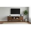 Bradley 706452 63-inch 2-Door SmartTop TV Stand Smokey and Brown - Smokey Grey/Brown image 4