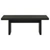Decker 706478 47-Inch Rectangular Coffee Table - Black image 2