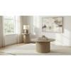 Hamlyn 706498 Round Fluted Occasional Coffee Table - Natural Oak image 8