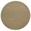Hamlyn 706498-S2 2-piece Round Fluted Coffee and End Table Set - Natural Oak image 3