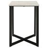 Tobin 707698-S3 3-piece Marble Top Coffee and End Table Set - White image 1