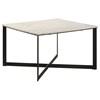 Tobin 707698-S3 3-piece Marble Top Coffee and End Table Set - White image 4