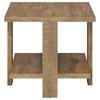 Dawn 707718-S2 2-piece Round Coffee and End Table Set - Mango Brown image 3