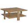 Dawn 707718-S2 2-piece Round Coffee and End Table Set - Mango Brown image 5