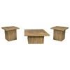 Devar 708068-S3 3-piece Square Coffee and End Table Set - Mango image 1