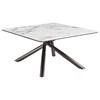 Carvell 708138 Square Sintered Stone Top Coffee Table - White image 5
