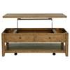 Payne 710545 48-inch Mobile Lift Top Coffee Table - Distressed Brown image 8