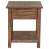 Payne 710548-S2 2-piece Coffee and 1-drawer End Table Set - Brown image 3