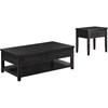 Concord 710578-S2 2-piece Coffee and End Table Set - Distressed Java image 2