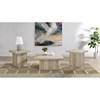 Devar 710878-S3 3-piece Square Coffee End Table Set - Distressed Pine image 2