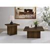 Devar 710888-S2 2-piece Square Coffee and End Table Set - Dark Pine image 2