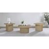 Devar 710918-S3 3-piece Square Cocktail Coffee End Table Set - Latte image 2