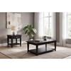 Lindenton 722728-S2 2-piece Wood Lift-Top Coffee and End Table Set - Black image 3